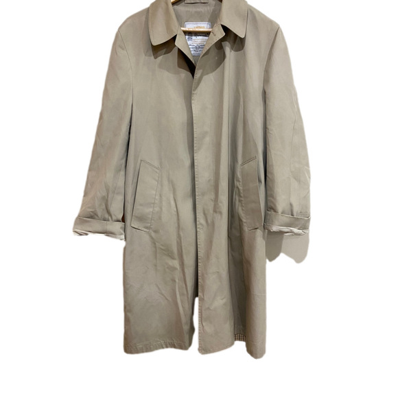 London Fog main Coat 40R Beige made in Canada - Picture 2 of 12